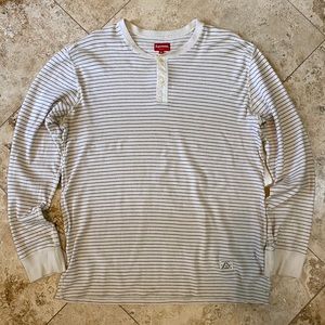 Supreme L/S knit henley shirt